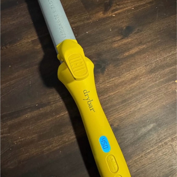 Drybar Mixologist Styling Iron with Yellow and Silver Attachments - Picture 3 of 5